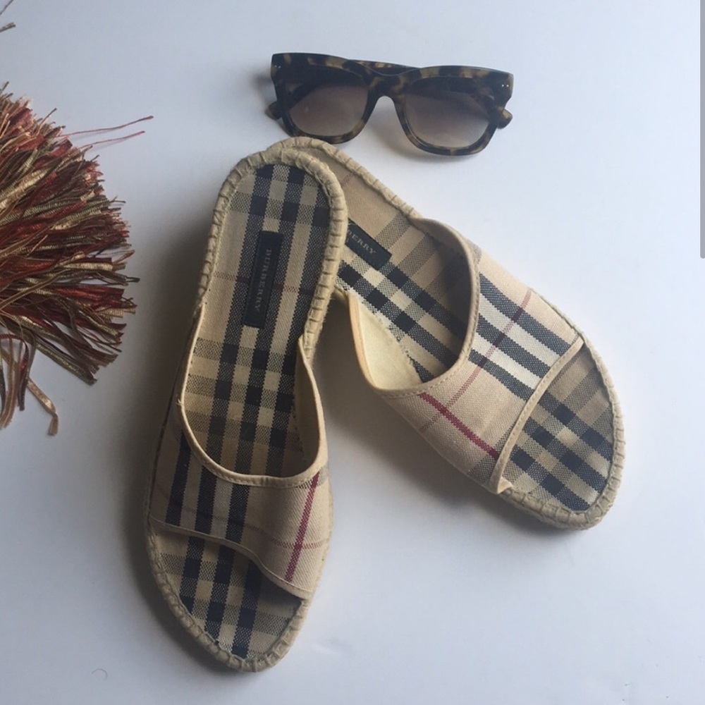 Burberry slides